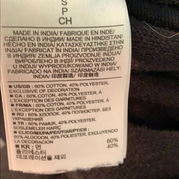 Banana Republic cowl black sweater size small - Picture 7 of 7